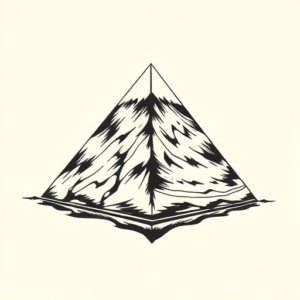 Side View Pyramid Tattoo