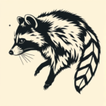 Side View Raccoon Tattoo