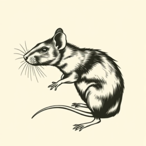 Side View Rat Tattoo