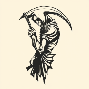 Side View Reaper Tattoo