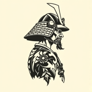 Side View Samurai Tattoo