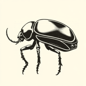 Side View Scarab Tattoo