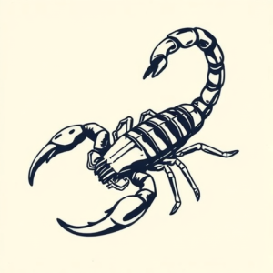 Side View Scorpion Tattoo