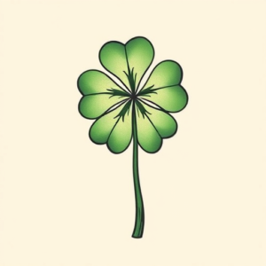 Side View Shamrock Tattoo