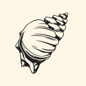 Side View Shell Tattoo