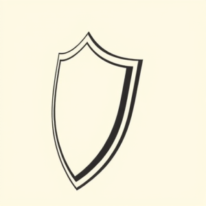 Side View Shield Tattoo