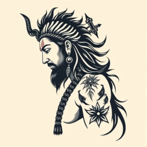 Side View Shiva Tattoo