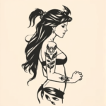 Side View Siren Tattoo