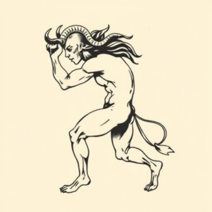Side View Sisyphus Tattoo
