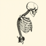 Side View Skeleton Tattoo