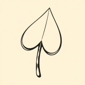 Side View Spade Tattoo