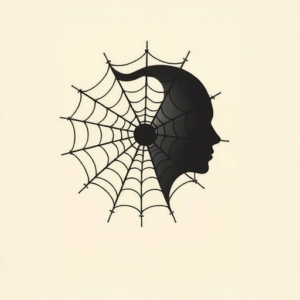 Side View Spiderweb Tattoo