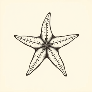 Side View Starfish Tattoo