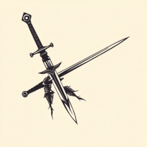 Side View Sword Tattoo