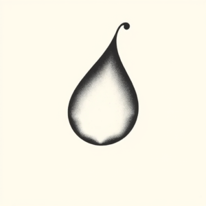 Side View Teardrop Tattoo