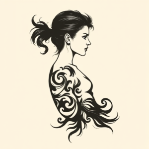 Side View Time Tattoo