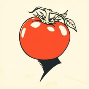 Side View Tomato Tattoo