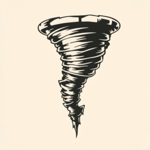 Side View Tornado Tattoo