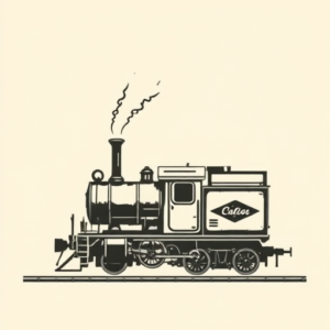 Side View Train Tattoo