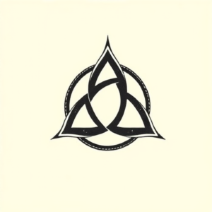 Side View Triquetra Tattoo