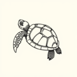Side View Turtle Tattoo