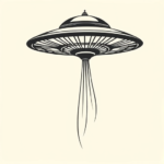 Side View Ufo Tattoo