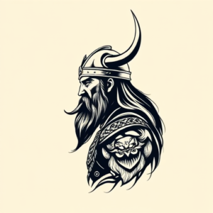 Side View Viking Tattoo