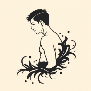 Side View Water Tattoo