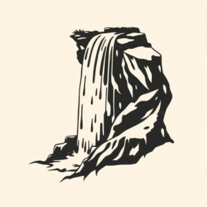 Side View Waterfall Tattoo