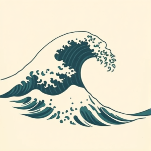 Side View Wave Tattoo