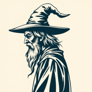 Side View Wizard Tattoo