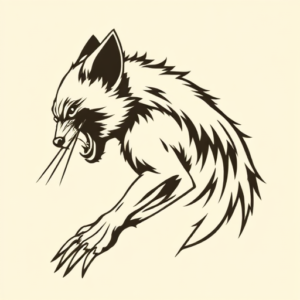 Side View Wolverine Tattoo