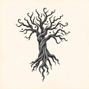 Side View Yggdrasil Tattoo