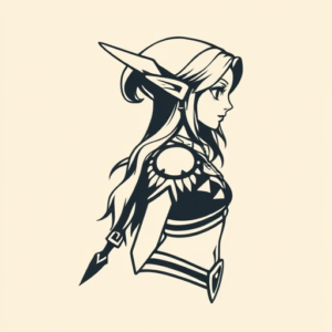 Side View Zelda Tattoo