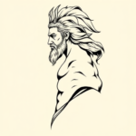 Side View Zeus Tattoo