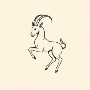 Simple Capricorn Tattoo