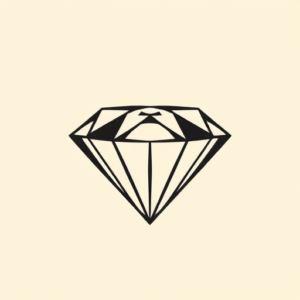 Simple Diamond Tattoo
