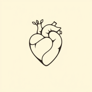 Simple Heart Tattoo