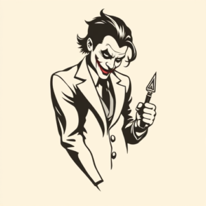 Simple Joker Tattoo