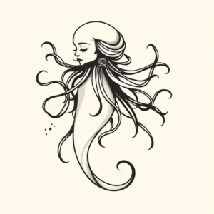 Simple Medusa Tattoo