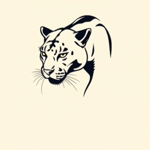 Simple Panther Tattoo