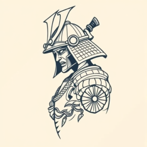 Simple Samurai Tattoo