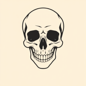 Simple Skull Tattoo