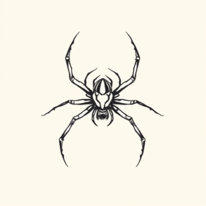 Simple Spider Tattoo