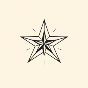 Simple Star Tattoo