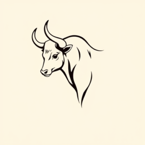 Simple Taurus Tattoo