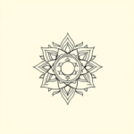 Single Line Chakra Tattoo