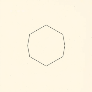 Single Line Hexagon Tattoo