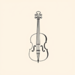 Single Line Music Tattoo