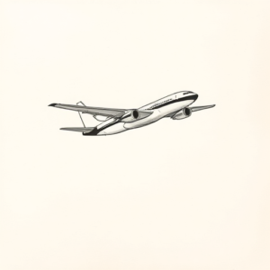 Sketch Airplane Tattoo